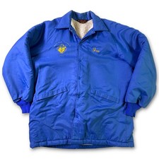 Vintage Knights Of Columbus Sherpa Lined Nylon Jacket Pla-Jac Dunbrooke Large picture