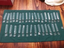 32 Vintage Crystals Prisms decorated with stars and flowers picture