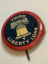 Original WW1 Third Liberty Loan Pinback Button picture