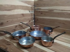 Vintage BAUMALU French Cooper Cookware An Pot Hanger Collection picture