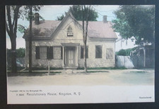 Revolutionary House Kingston NY Unposted Rotograph UDB Hand Colored Postcard picture