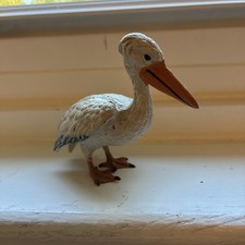 Vienna Bronze Beautiful Large PELICAN Bird Austria Cold Painted picture