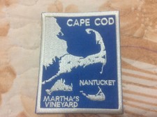 Patch Cape Cod Nantucket Martha s Vineyard Massachusetts Souvenir picture