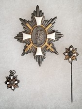 Beautiful WW1 German Vetrans Field Decoration of Honor Cross Set picture
