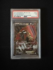 Groudon EX SR 054/052 PSA 1 Hail Blizzard 1st Edition Japanese Pokemon 2011 picture