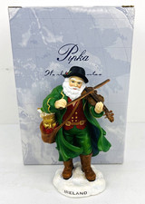 Pipka World Of Santas Ireland Violin 5” Figurine #14010 Christmas 2005 w/Box picture