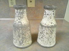 VINTAGE ACME PREMIUM ALUMINUM & LEAD CARNIVAL KNOCK DOWN BOTTLE LOT OF 2 picture