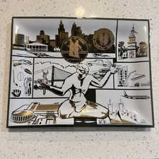 Sheraton - Cadillac Hotel Detroit Michigan vintage Candy Dish Ashtray Or plate picture