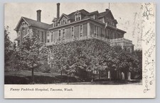 Atq/Vtg Post Card Fanny Paddock Hospital, Tacoma, Washington O13 picture