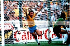 Zico Footballer Brazil Signed 7.5 x 5 Photograph *With COA* picture
