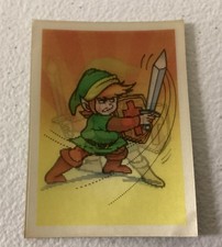 Vintage 1988 Nintendo Legend Of Zelda Ralston Cereal Magic Motion Card Link Rare picture