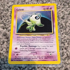 Pokemon TCG Neo Revelation Celebi Holo Rare 3/64 50 HP English Card WOTC picture