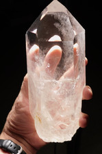 HUGE Super Translucent Polished Quartz Crystal From Brazil 1585gr picture