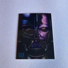 2024 Topps Chrome Galaxy Star WarsDarth Vader Vs. Obi-Wan Kanobi Blue 1/150 picture