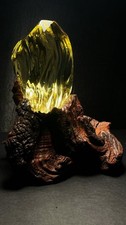 3.42LB Top Rare Natural citrine raw stone Mineral specimen Crystal Decor picture