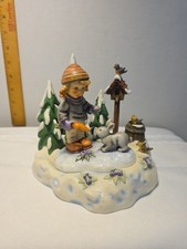 The Hummelscapes Collection Friendship in Bloom with Peaceful Offering Hummel picture