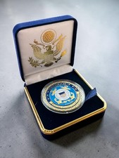 NEW USCG U.S. Coast Guard Veteran Challenge Coin in Velvet Case ·NEW· ·IN STOCK· picture