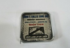 Barlow 100th Anniversary John F. Cullis Sons.Inc. Cemetary Chester Tape Measure picture