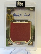 2026 Topps Vault Marvel  Classic Loki  Richard E. Grant Autograph Relic Auto /50 picture