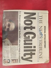 The News Tribune Special Extra Edition Newspaper - O.J. Simpson Not Guilty picture