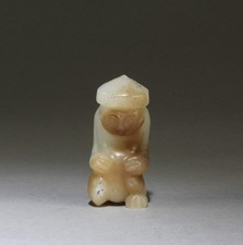 Antique Carved Amber Ornament picture
