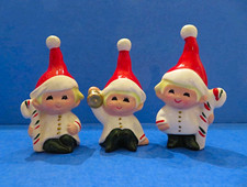 Set of 3 Vintage Norcrest Christmas Pixie Elves - Made in Japan picture