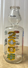 A Vintage Quart Milk Bottle - Divco, Milk Route, Cream Separator  1991 picture
