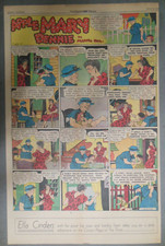 Apple Mary Sunday Page by Martha Orr from 7/25/1937 Size: Full Page 15 x 22 inch picture