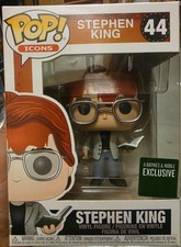 Stephen King #44 ~ Funko Pop Icons Barnes and Noble Exclusive in Protector picture