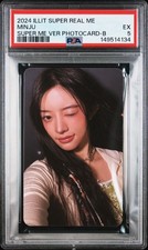 2024 ILLIT 1ST MINI ALBUM SUPER REAL ME SUPER ME VER PHOTOCARDS B MINJU PSA 5 picture