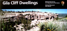 Gila Cliff Dwellings National Monument National Park Service Unigrid Brochure picture