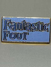 Vintage 1989 Marvel Fantastic Four Logo Pin Planet Studios #061 -  picture