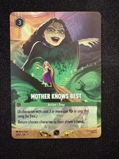 Disney Lorcana Mother Knows Best CCQ Foil 13/C3 Top 32 Promo picture