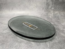Vintage Oldsmobile Rocket Emblem | Large Tray | Smoke Glass picture