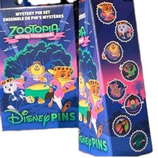 2025 Disney Parks Zootopia Better Together Mystery Box 2 BOXES 4 Pins Total picture