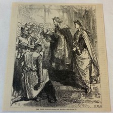 1879 magazine engraving ~ FIRST ENGLISH PRINCE OF WALES picture