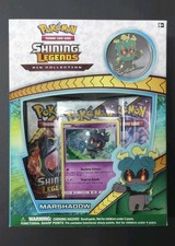 Pokemon TCG Shining Legends Marshadow Pin Collection Card Promo Foil picture