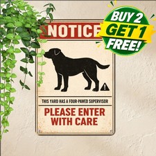Flat Coated Retriever Hunting Dog Sign Loyal Canine Companion Metal Plaque 8x12 picture