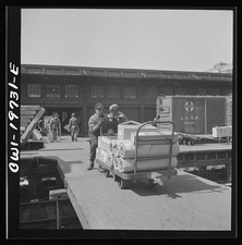 Kansas City Missouri 1943 Charles O Brannen Eula Greer Santa Fe Freight Depot picture