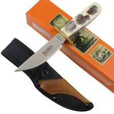 Marbles Cowboy Appaloosa Handles Hunting Skinning Knife MR318 Sheath Full Tang picture