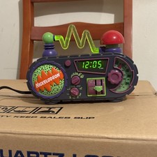 Vintage 1995 90s Nickelodeon Time Blaster Radio/Alarm Clock - Working A picture