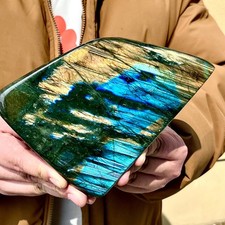 3.42LB Natural elongated stone Madagascar polished crystal healing stone picture