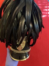 1940s West Point SHAKO (& Scarce FEATHER PLUME) USMA Parade Dress  NEAR MINT+++ picture
