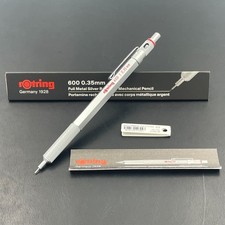 rOtring 600 Silver 0.35mm Mechanical Pencil 1911702 NOS Boxed Discontinued picture