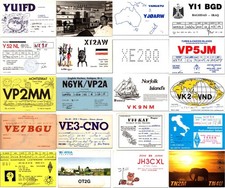 420 Vintage QSL Cards International DX Ham Radio Collection Huge Lot picture