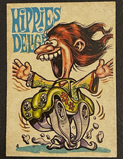 Donruss 1970 Odder Odd Rods #4 Hippies Delight Non-Sport Trading Card picture
