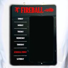 Fireball - Illuminated LED - Chalk Board - Daily Menu sign - NEW IN BOX picture