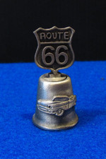 Vintage Historic Route 66  with a car Pewter Thimble picture