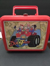 Vintage 1986 Disney DuckTales Aladdin Lunch Box & Thermos Set Scrooge McDuck picture
