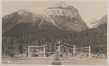 THE GREAT DIVIDE REAL PHOTO POSTCARD ALBERTA BRITISH COLUMBIA CANADA 1920s RPPC picture